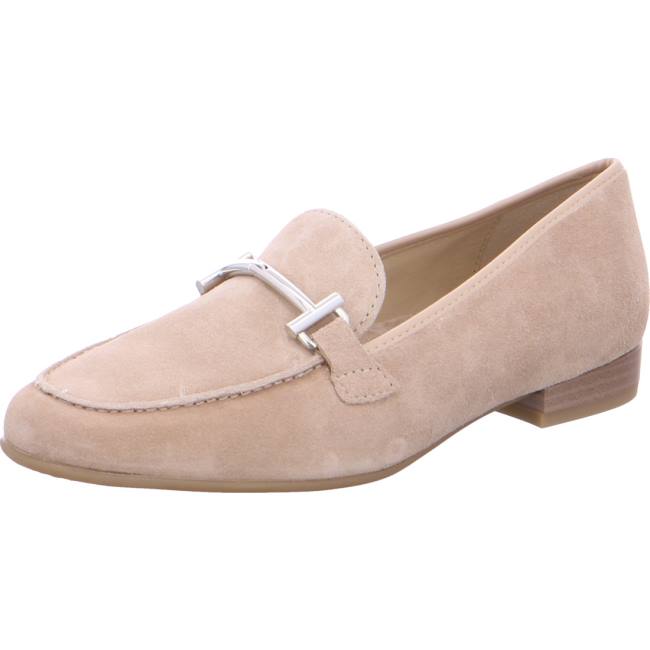 Beige Ara Shoes Kent Sand Women\'s Loafers | ARA786QWT