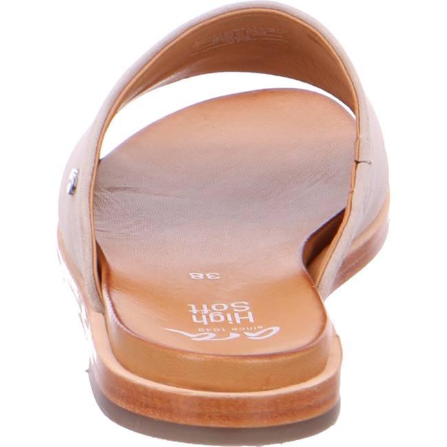 Beige Ara Shoes Kent Sand Women's Mules | ARA671CQY