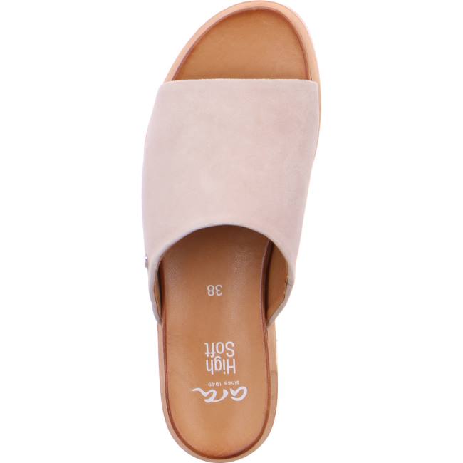 Beige Ara Shoes Kent Sand Women's Mules | ARA671CQY