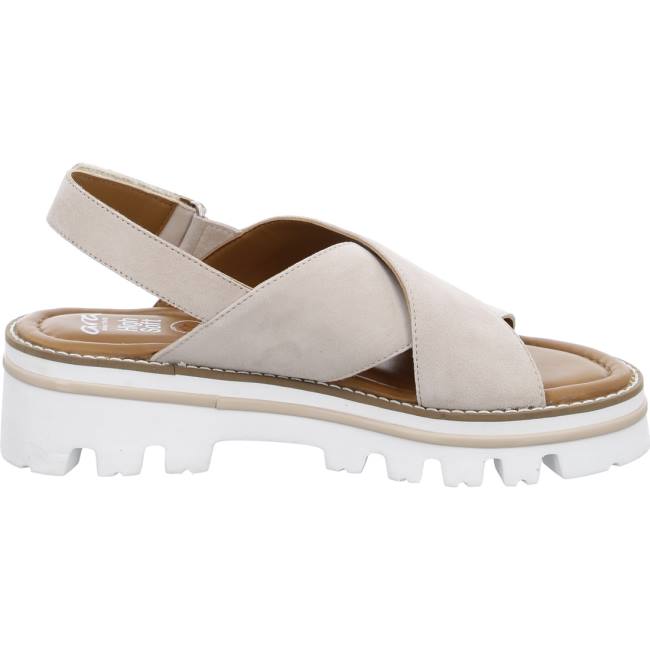 Beige Ara Shoes Kopenhagen Sand Women's Sandals | ARA430SGM