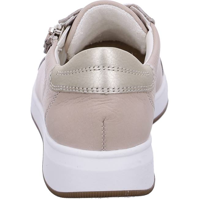 Beige Ara Shoes Lace-ups Rom Nude Women's Sneakers | ARA891QNX