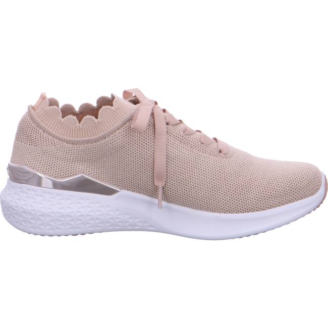 Beige Ara Shoes Maya Powder Women's Sneakers | ARA391ZIA