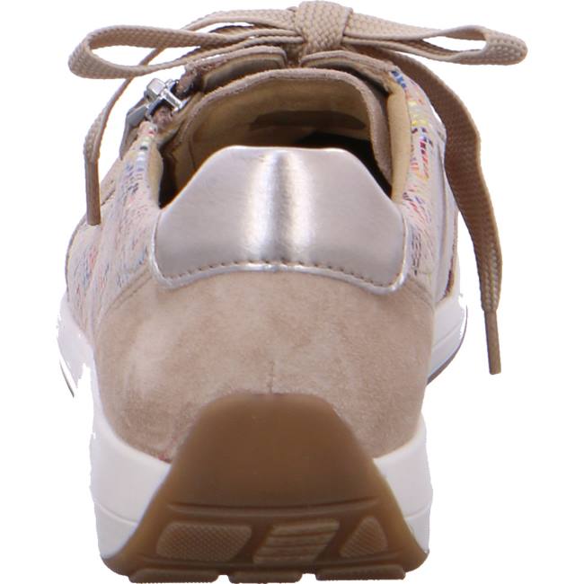 Beige Ara Shoes Merano Sand Multi Women's Sneakers | ARA534OJX