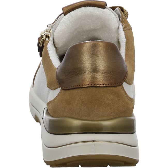 Beige Ara Shoes Nwhite Sand Women's Sneakers | ARA491GQF