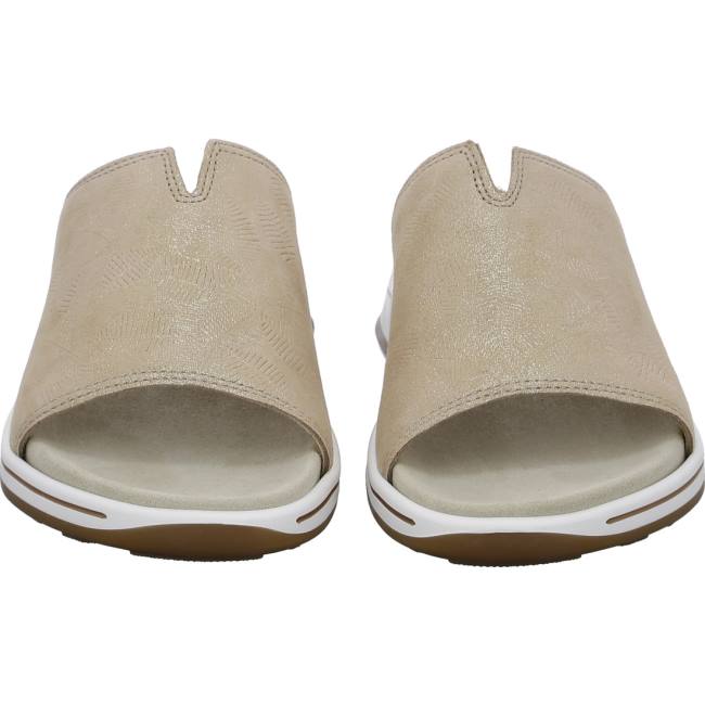 Beige Ara Shoes Osaka Sand Women's Mules | ARA168IKF