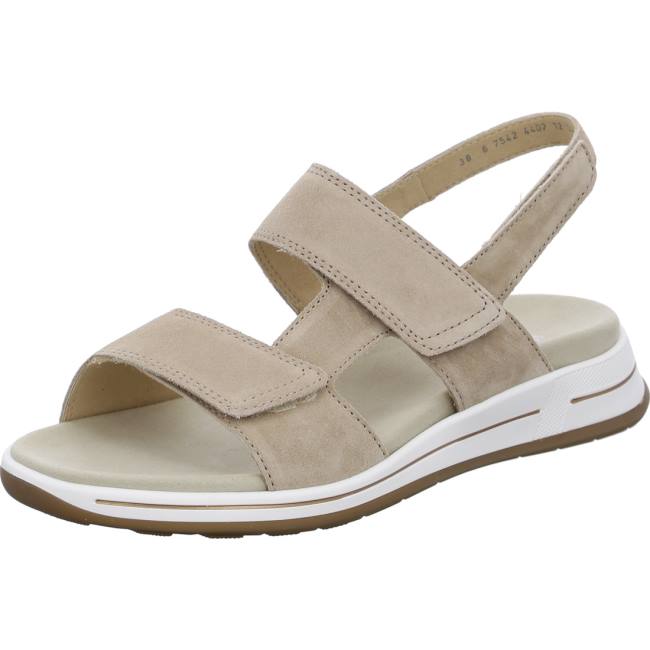 Beige Ara Shoes Osaka Sand Women\'s Sandals | ARA538MQL