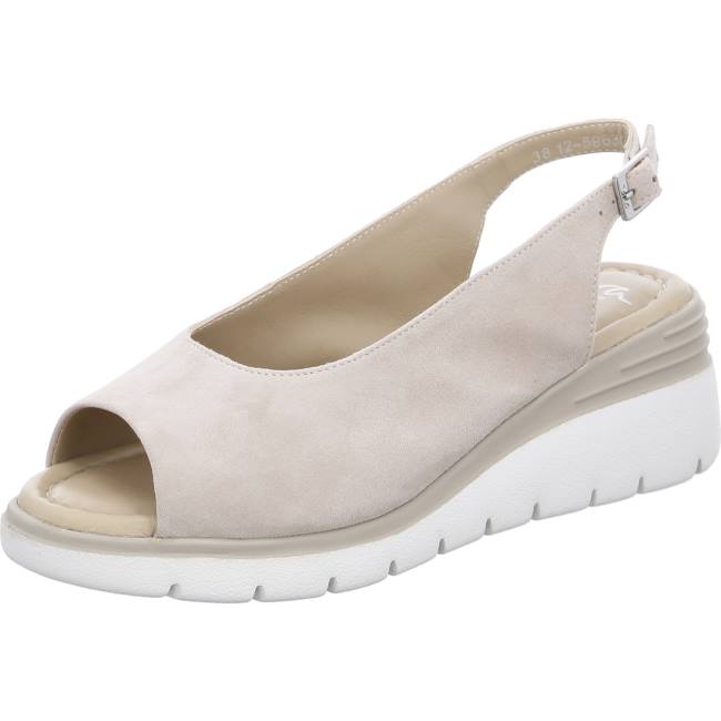 Beige Ara Shoes Rimini Sand Women\'s Sandals | ARA165FCX