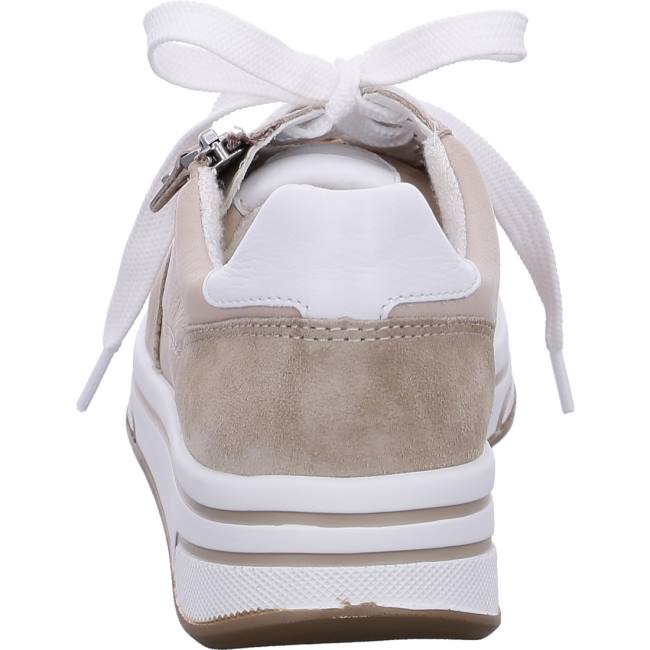 Beige Ara Shoes Sapporo Nude Women's Sneakers | ARA921CKU