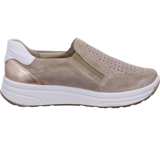 Beige Ara Shoes Sapporo Sand Women's Loafers | ARA375FAX