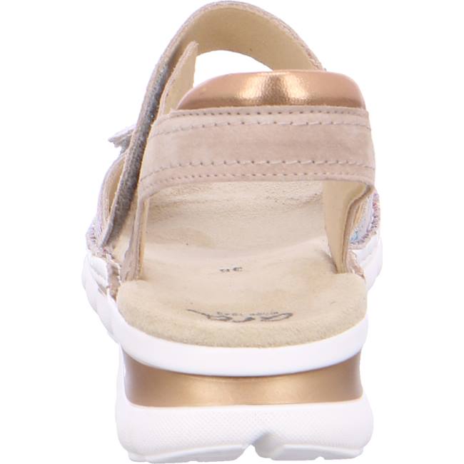 Beige Ara Shoes Tampa Multi Sand Women's Sandals | ARA602GYQ