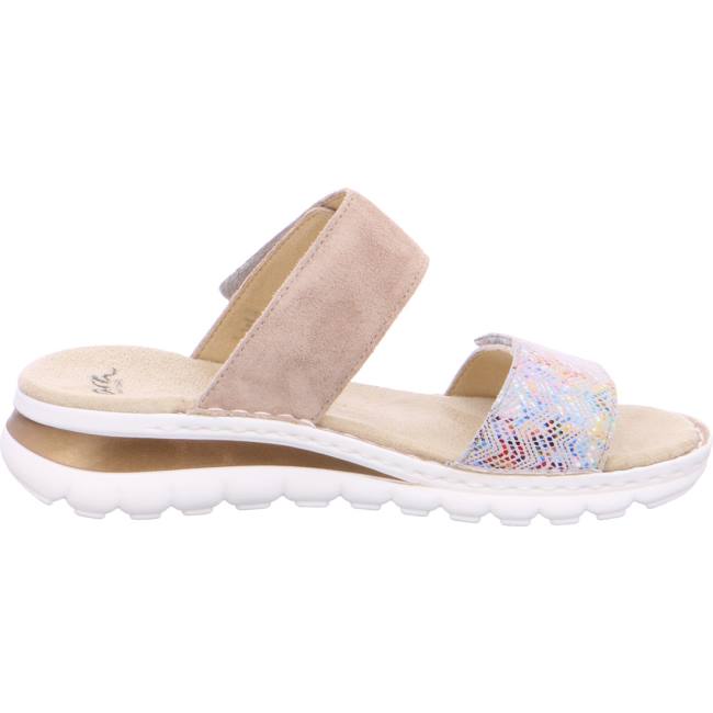 Beige Ara Shoes Tampa Multi Sand Women's Mules | ARA761GEA