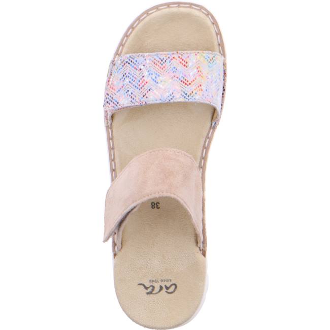 Beige Ara Shoes Tampa Multi Sand Women's Mules | ARA761GEA