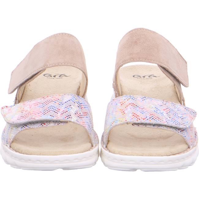 Beige Ara Shoes Tampa Multi Sand Women's Mules | ARA761GEA