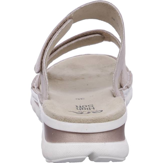 Beige Ara Shoes Tampa Sand Women's Mules | ARA015IHV