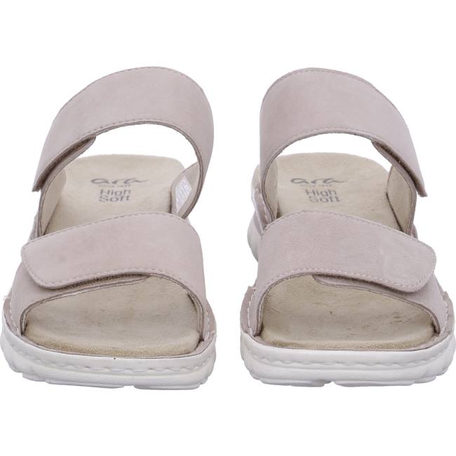 Beige Ara Shoes Tampa Sand Women's Mules | ARA015IHV