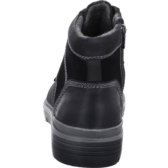 Black Ara Shoes Alonso Men's Boots | ARA870EWI