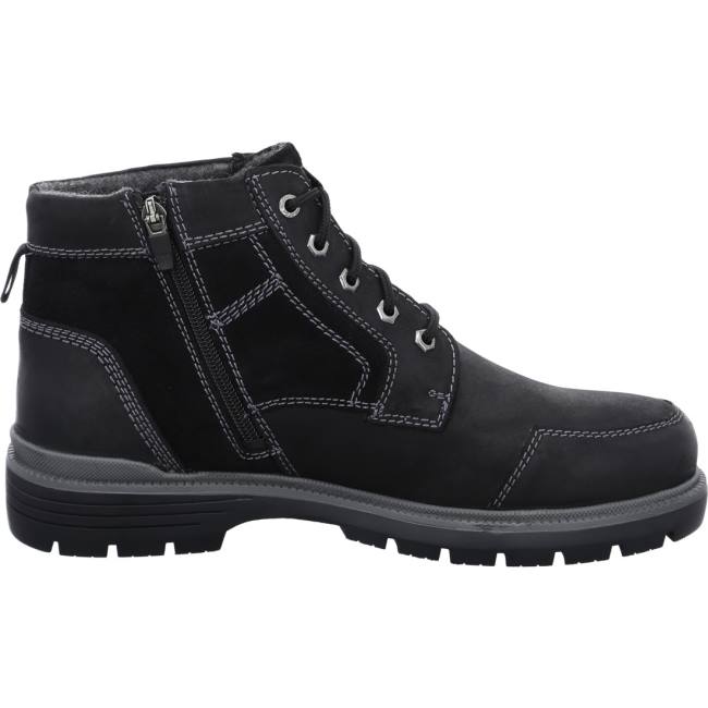 Black Ara Shoes Alonso Men's Boots | ARA870EWI