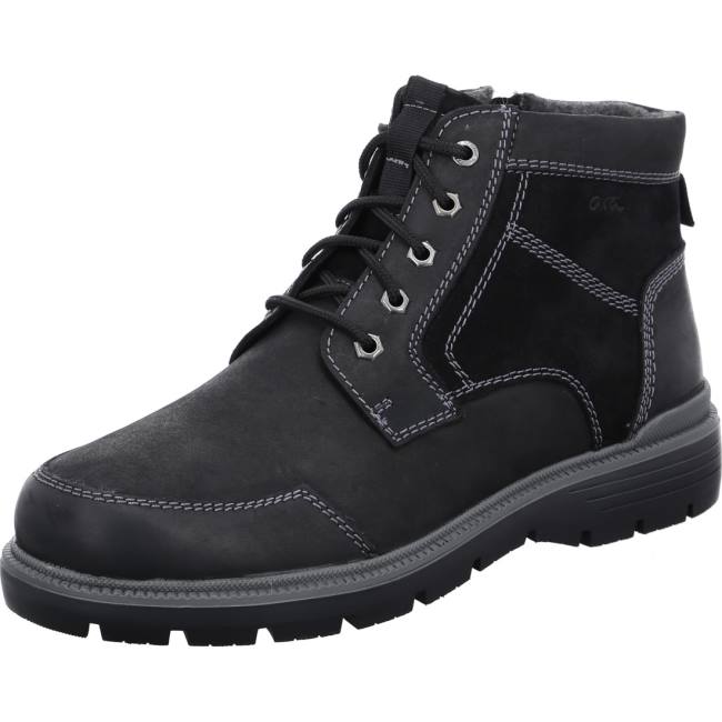 Black Ara Shoes Alonso Men\'s Boots | ARA870EWI