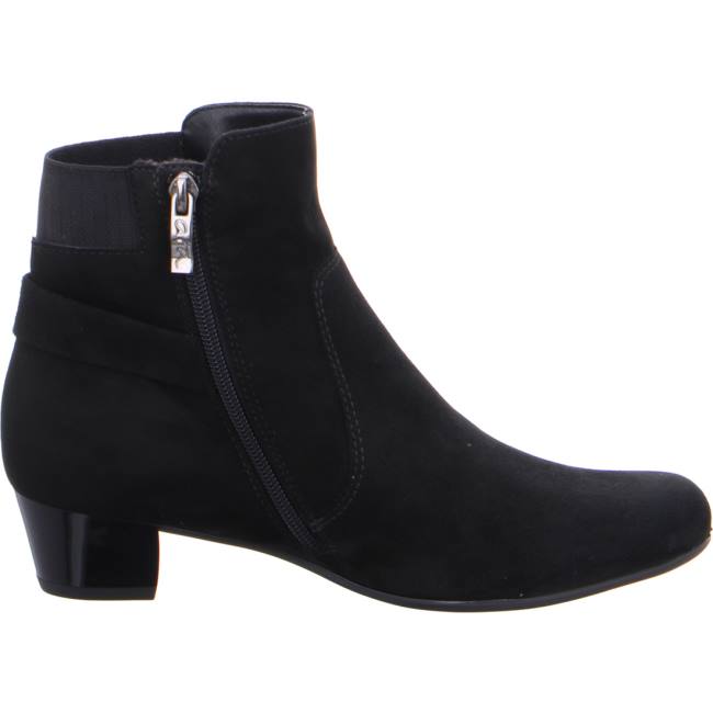 Black Ara Shoes Ankle Catania Women's Boots | ARA451YWR