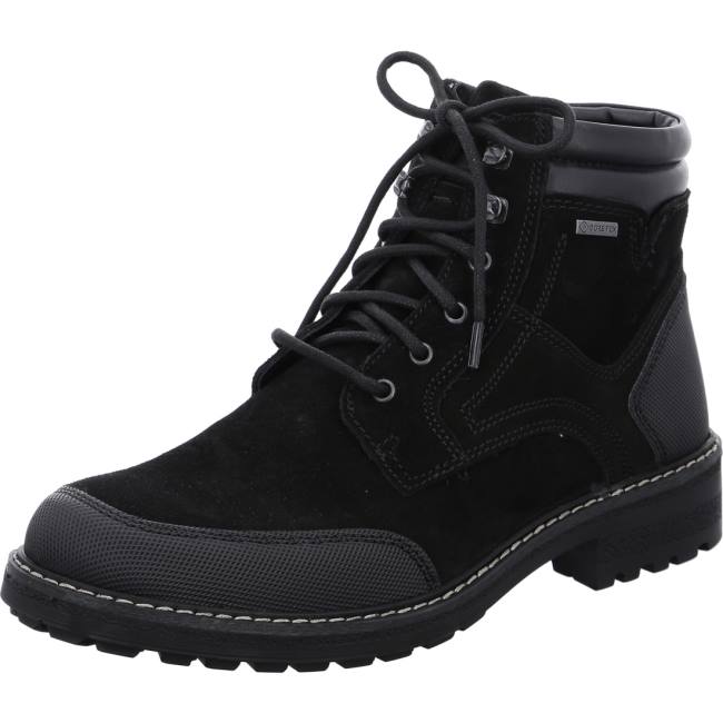 Black Ara Shoes Ankle Frederik Men\'s Boots | ARA217PTW