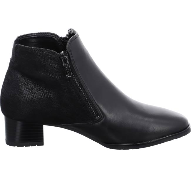 Black Ara Shoes Ankle Graz Women's Boots | ARA846GDW