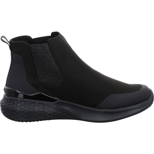 Black Ara Shoes Ankle Maya Women's Boots | ARA702QJA