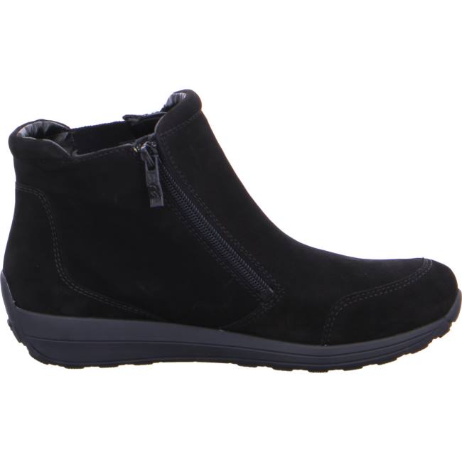 Black Ara Shoes Ankle Merano Women's Boots | ARA320RMZ