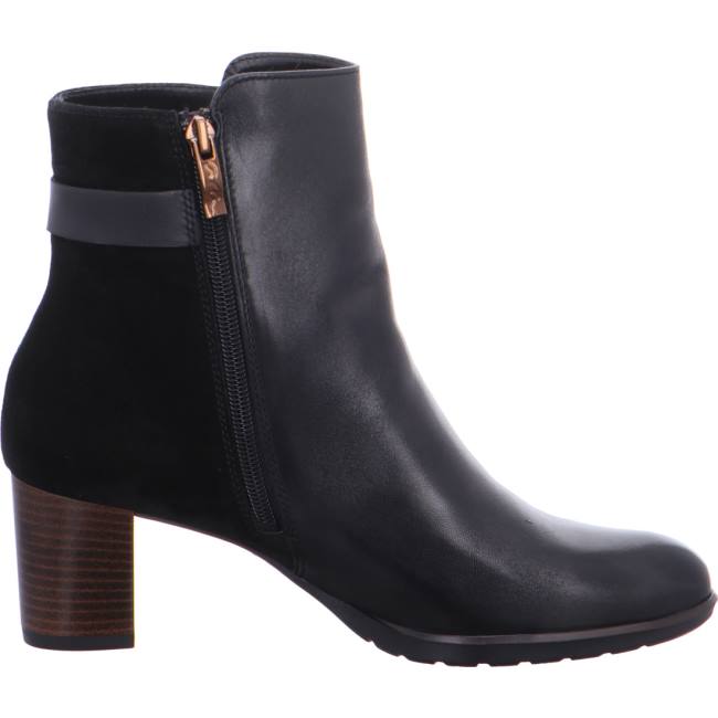 Black Ara Shoes Ankle Orly Women's Boots | ARA359BOG