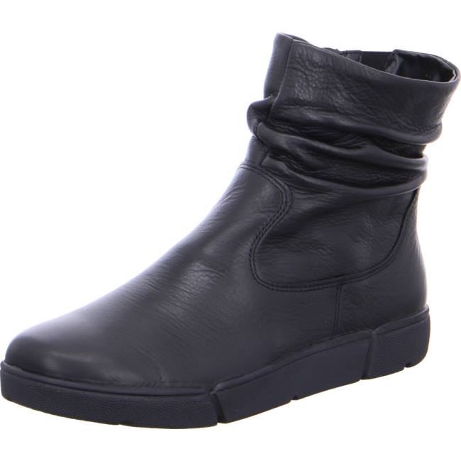 Black Ara Shoes Ankle Rom Women\'s Boots | ARA190RBE