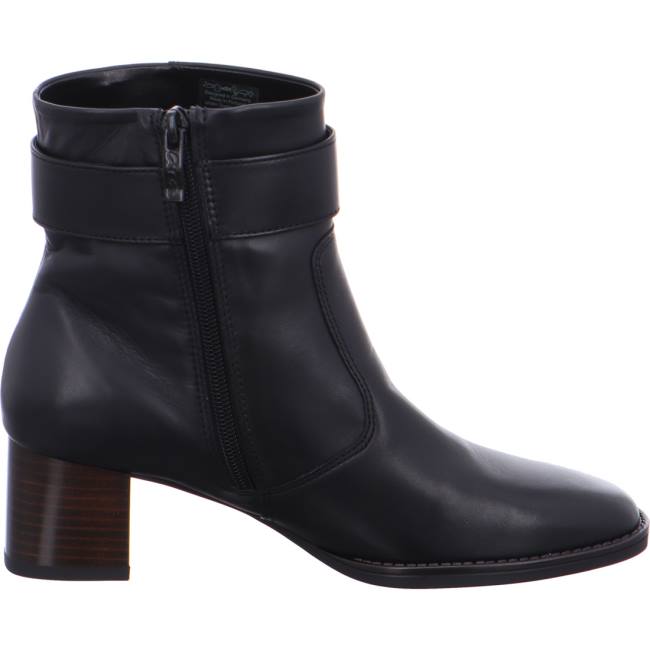 Black Ara Shoes Ankle Versailles Women's Boots | ARA836FYM