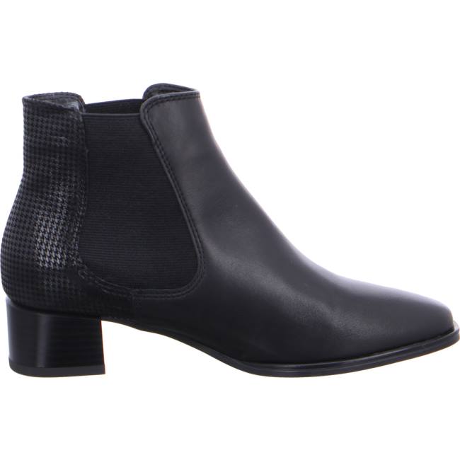 Black Ara Shoes Ankle Vicenza Women's Boots | ARA246ETG