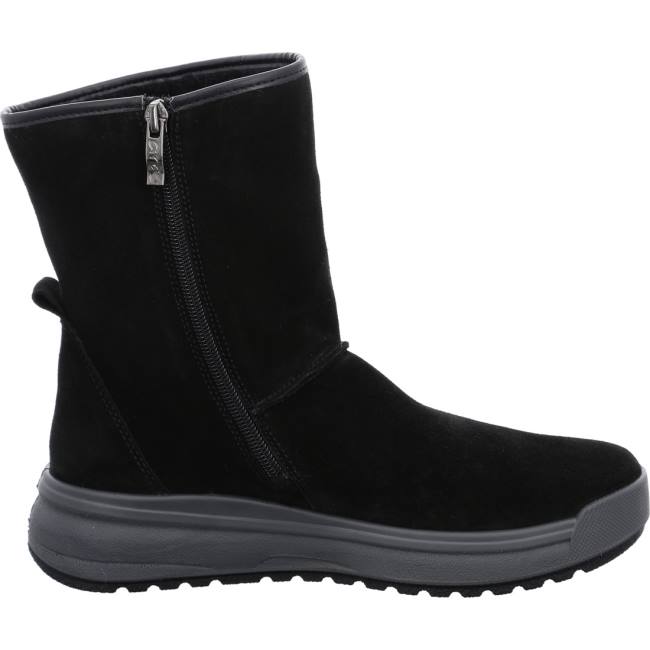 Black Ara Shoes Aspen Women's Boots | ARA785FHQ