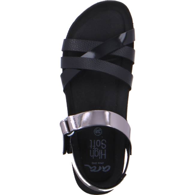 Black Ara Shoes Bali Women's Sandals | ARA294NBR