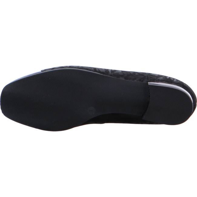 Black Ara Shoes Ballet Pumps Bari Women's Ballerina | ARA695RDQ