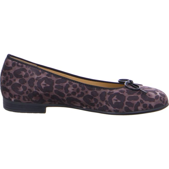 Black Ara Shoes Ballet Pumps Sardinia Women's Ballerina | ARA152XZV