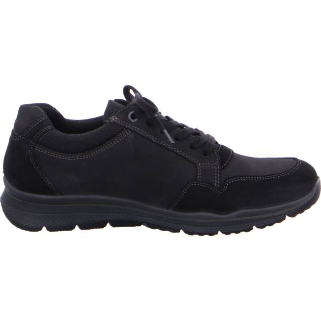 Black Ara Shoes Benjo Men's Sneakers | ARA094WGQ