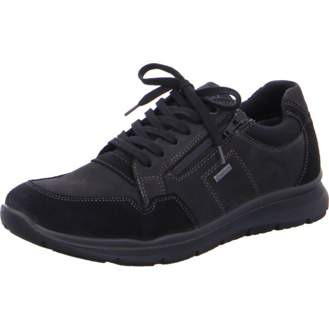 Black Ara Shoes Benjo Men\'s Sneakers | ARA094WGQ