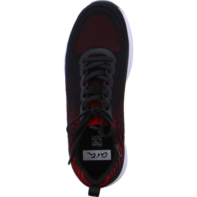 Black Ara Shoes Chicago Men's Sneakers | ARA041PZO