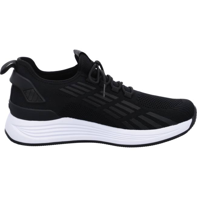 Black Ara Shoes Chicago Men's Sneakers | ARA148JYQ