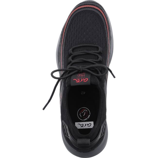 Black Ara Shoes Chicago Men's Sneakers | ARA846TDW