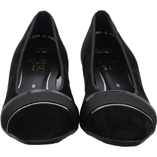 Black Ara Shoes Court Shoes Graz Women's Pumps | ARA065QEX