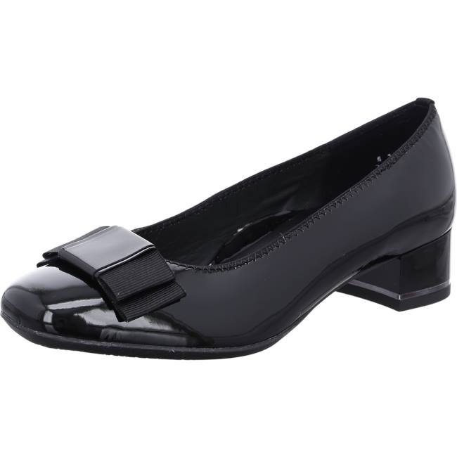 Black Ara Shoes Court Shoes Graz Women\'s Pumps | ARA125BNG