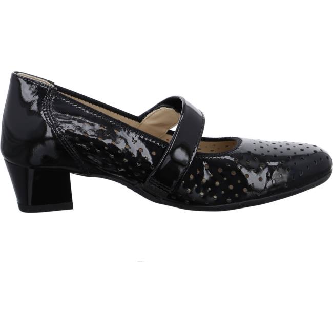 Black Ara Shoes Court Shoes Nizza Women's Pumps | ARA685RIL