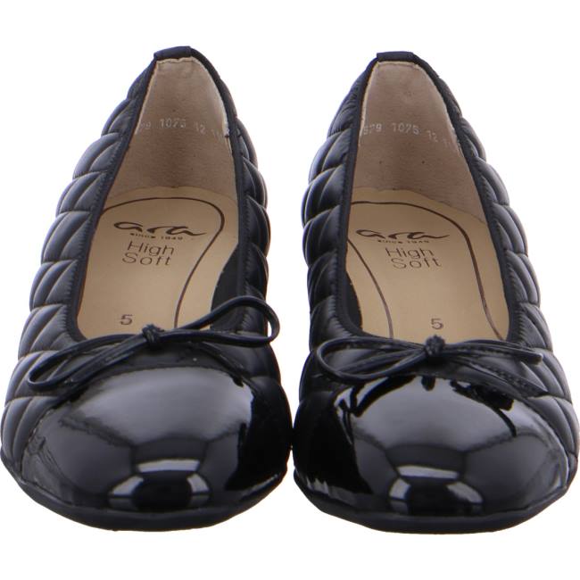 Black Ara Shoes Courts Graz Women's Pumps | ARA362FHM