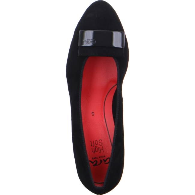 Black Ara Shoes Courts Knokke Women's Pumps | ARA108KDH