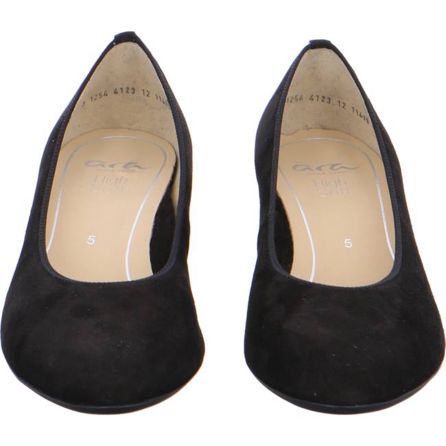 Black Ara Shoes Courts Knokke Women's Pumps | ARA479KJX