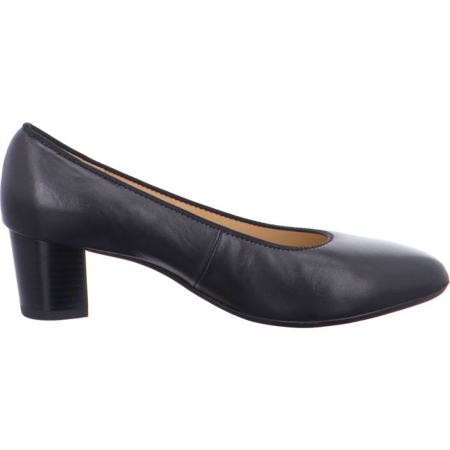 Black Ara Shoes Courts Knokke Women's Pumps | ARA643KIL