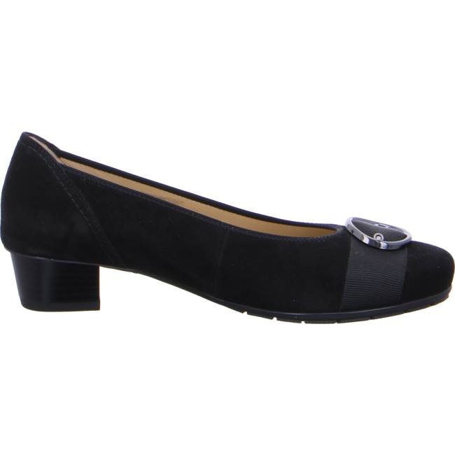 Black Ara Shoes Courts Nancy Women's Pumps | ARA092FWB