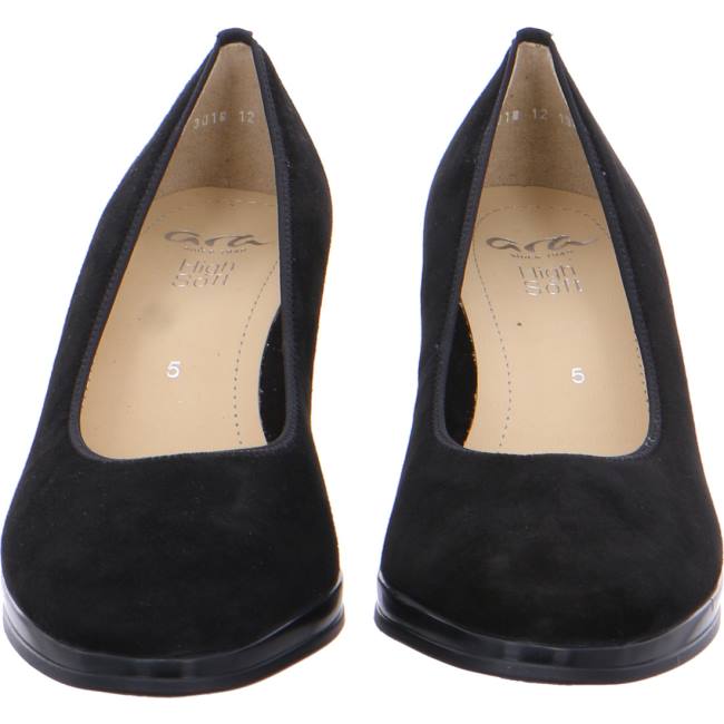 Black Ara Shoes Courts Orly Women's Pumps | ARA967QJX