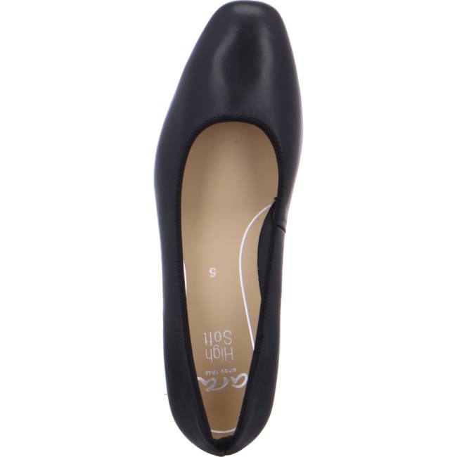 Black Ara Shoes Courts Verona Balck Women's Pumps | ARA302DGE